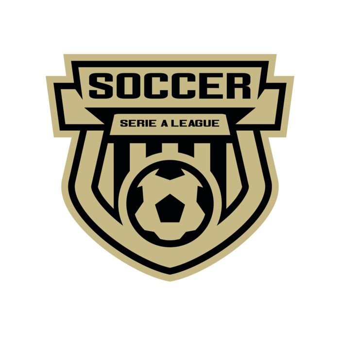 Serie a league soccer logo template Thumbnail