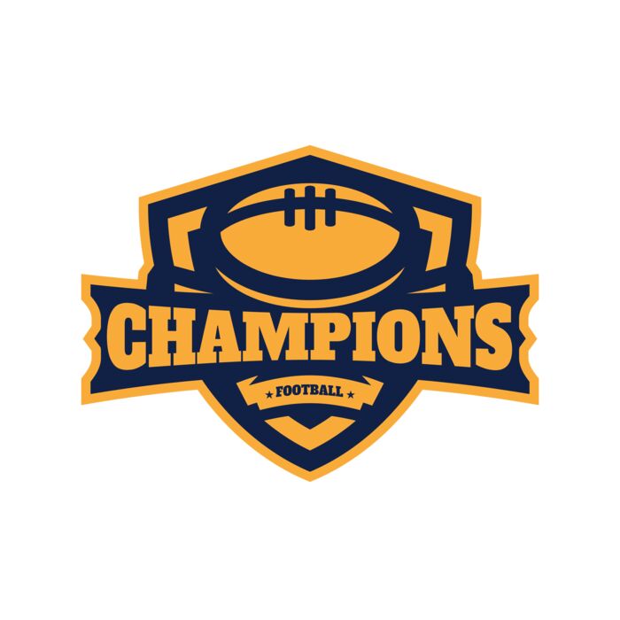 Champions Football logo template Thumbnail