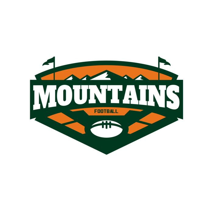 Mountains Football logo template 02 Thumbnail