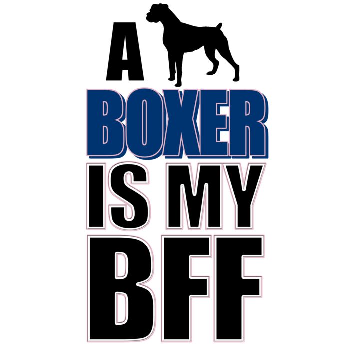 04 a boxer is my bff black Thumbnail