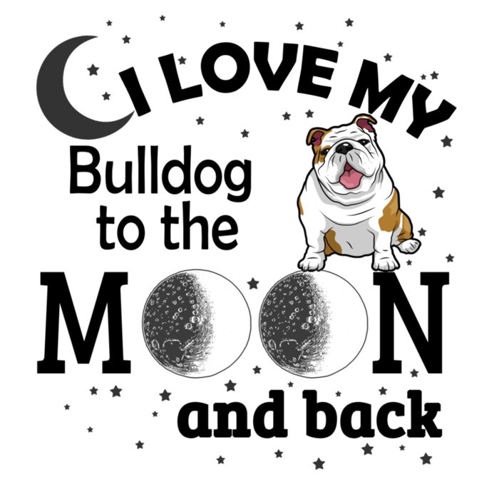 05 i love my bulldog black Thumbnail
