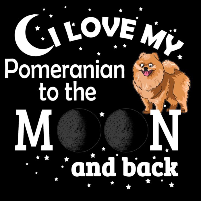 05 i love my Pomeranian white Thumbnail