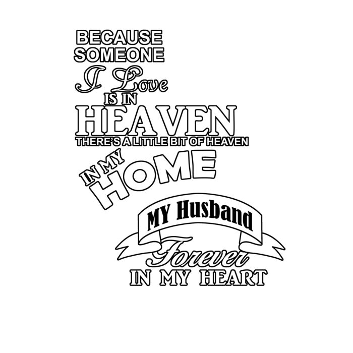 04 Husband heaven in my home white Thumbnail