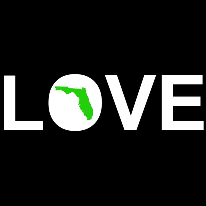 02 love Florida   white Thumbnail