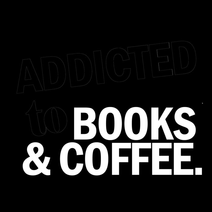 01 addicted to books and coffee black Thumbnail