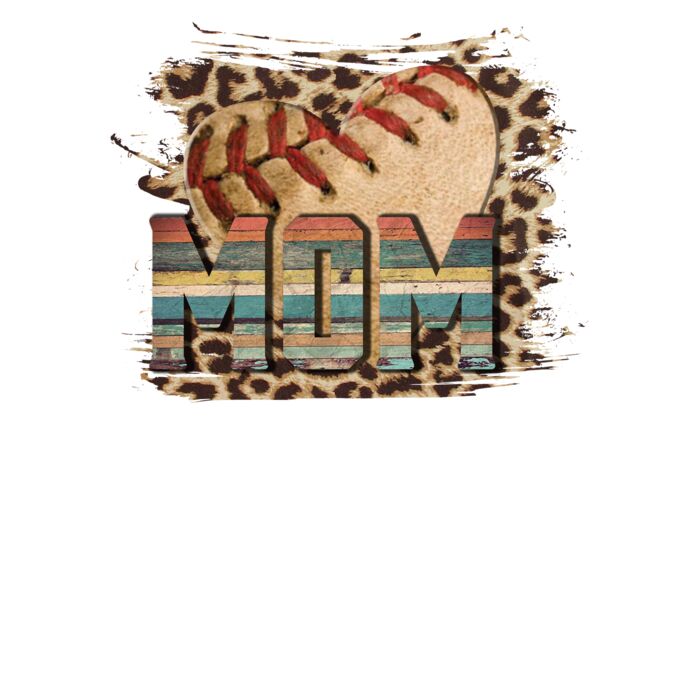 Leopard Baseball Mom Tank Top Thumbnail