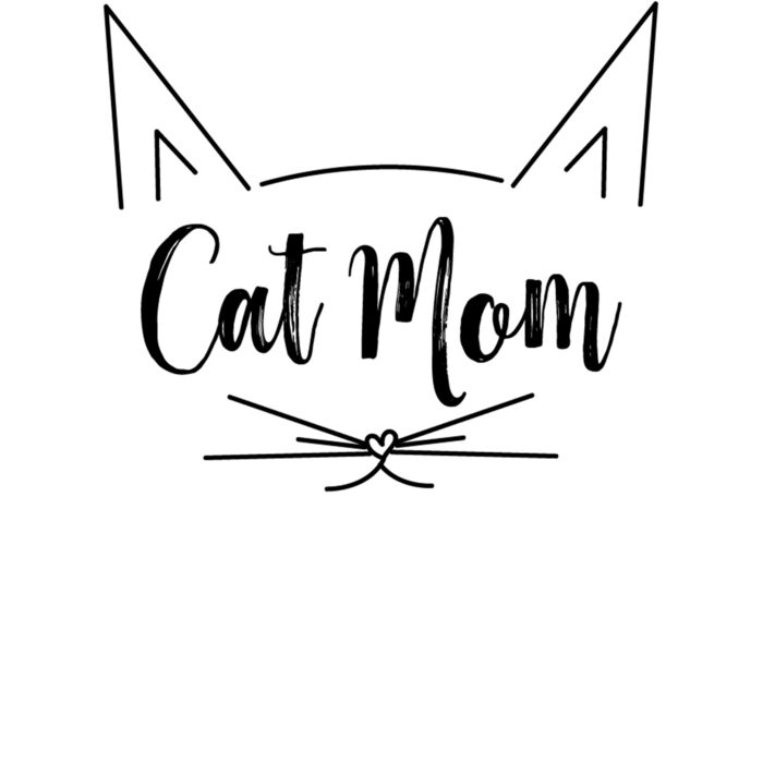 Cat Mom Curvy Collection V Neck Thumbnail