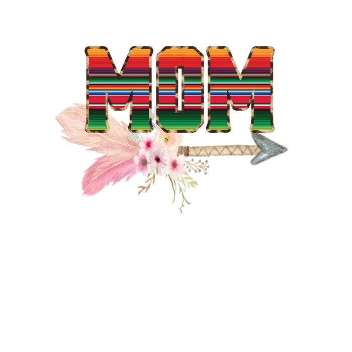 Boho Mom Crew Neck T Shirt Thumbnail