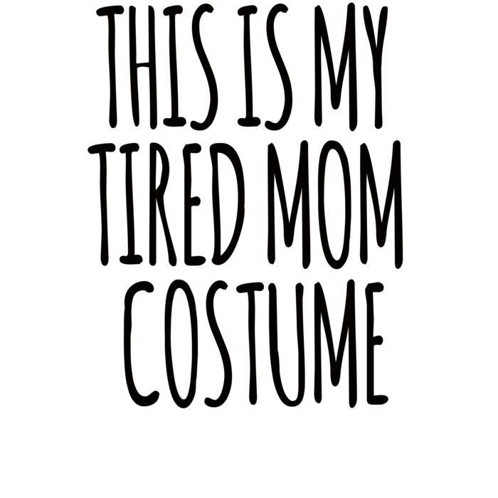 Tired Mom Costume V Neck T Shirt Thumbnail