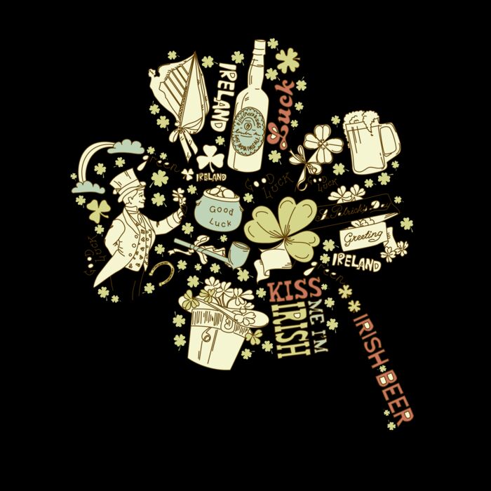 Irish Beer Clover T Shirt Thumbnail