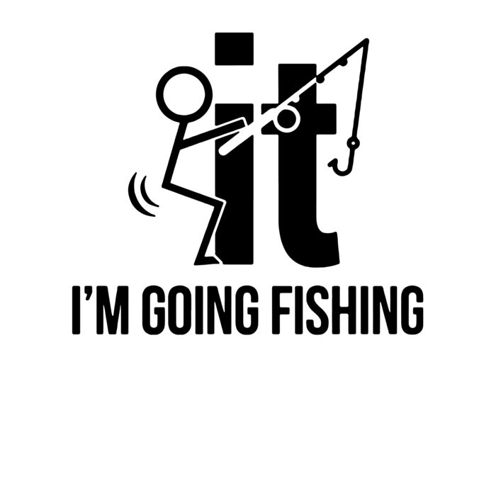 F It I m Going Fishing Crew Neck T Shirt Thumbnail