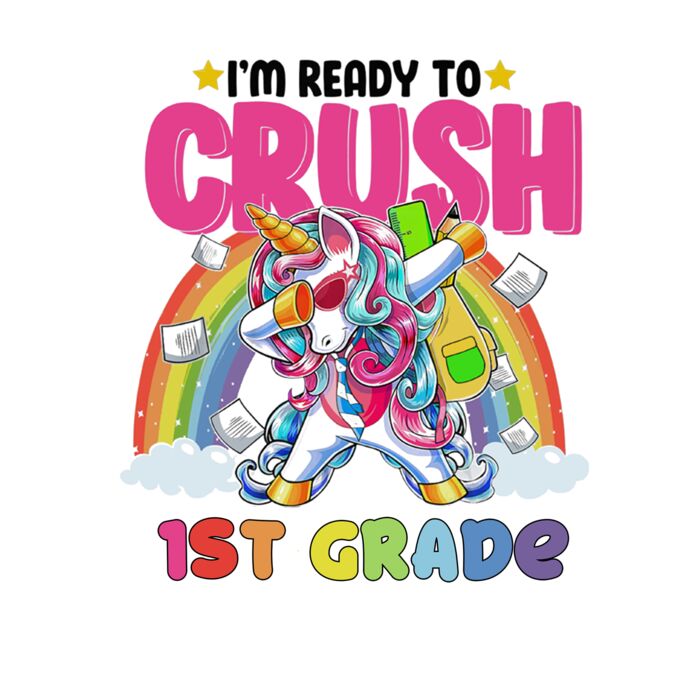 Unicorn Crush Youth T Shirt 1st grade Thumbnail