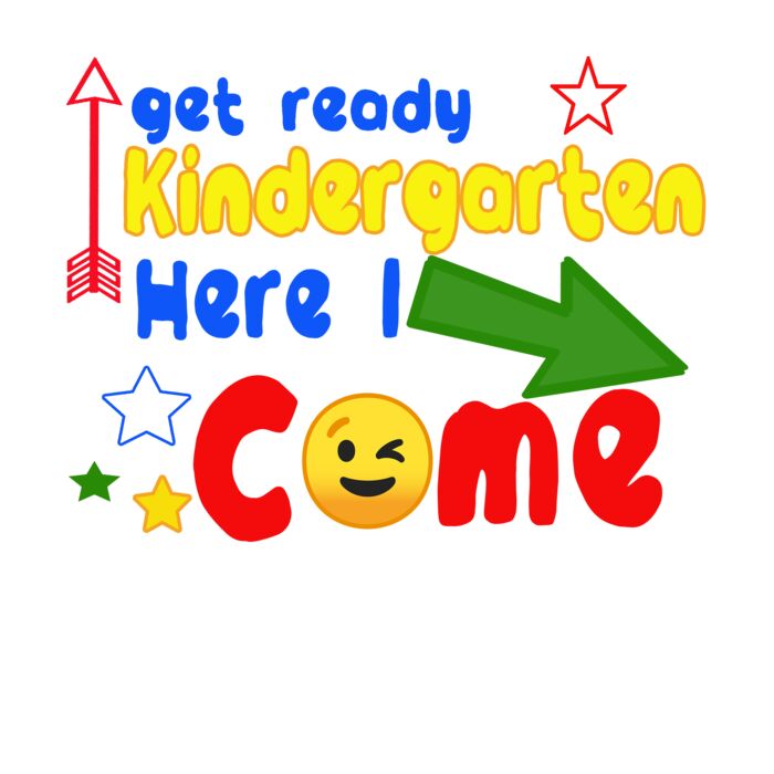 Kindergarten Here I Come Kids T Shirt Thumbnail