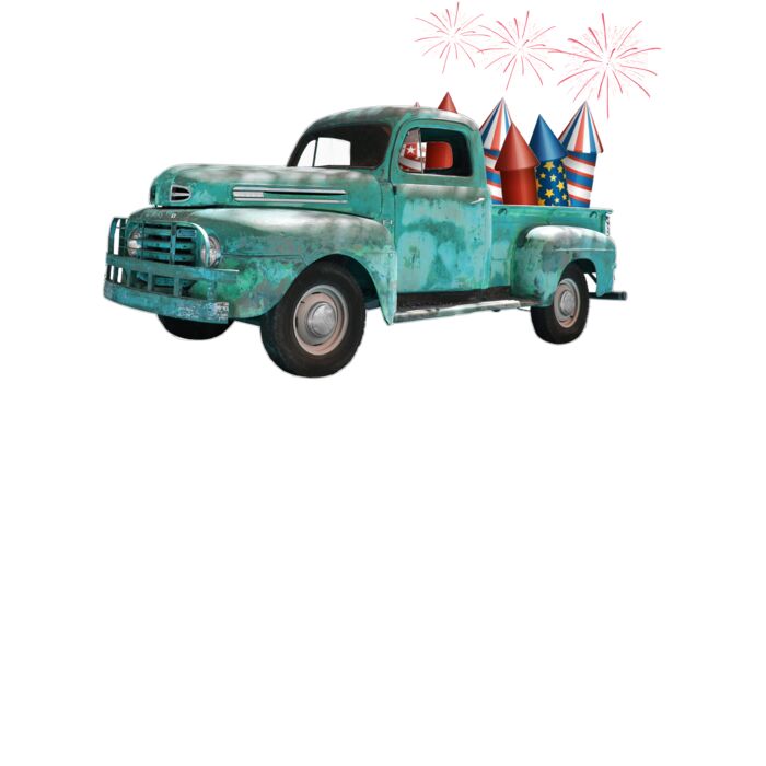 USA Truck V Neck Thumbnail