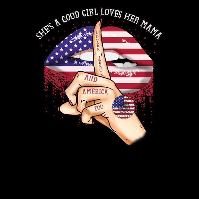 LOVE AMERICA LIPS Tank Top Thumbnail