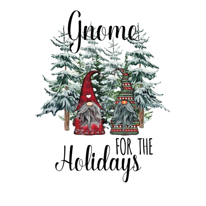 Gnome For The Holidays Unisex Drop Sleeve Sweatshirt Thumbnail