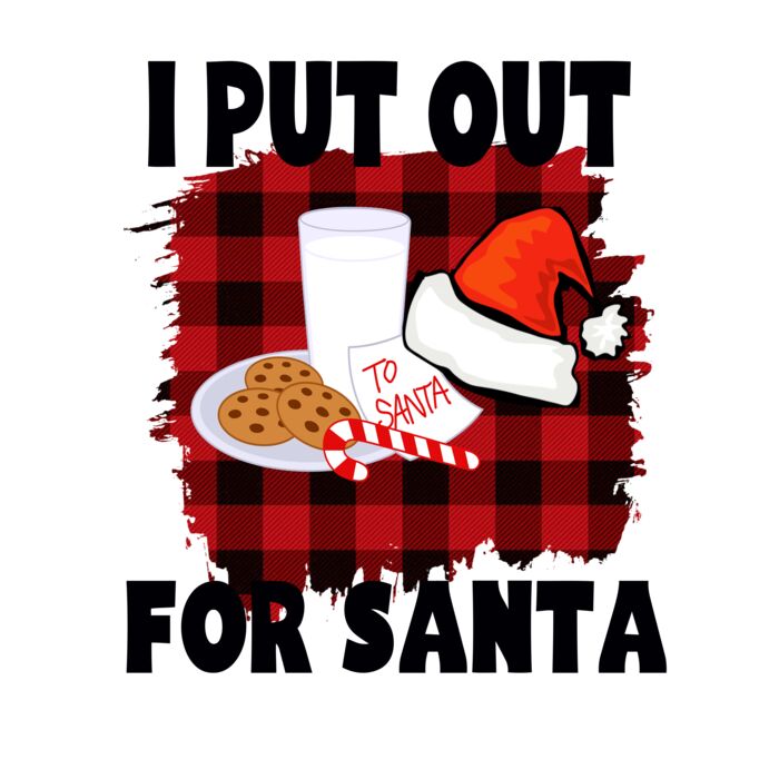 I Put Out For Santa Unisex Drop Sleeve Sweatshirt Thumbnail