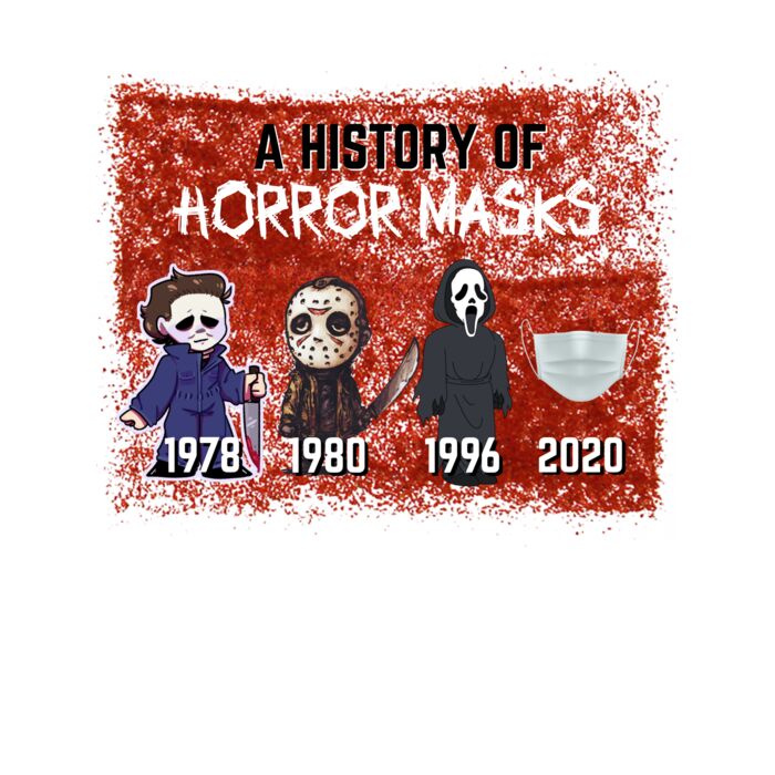 History Of Horror Masks 2020 T Shirt Thumbnail