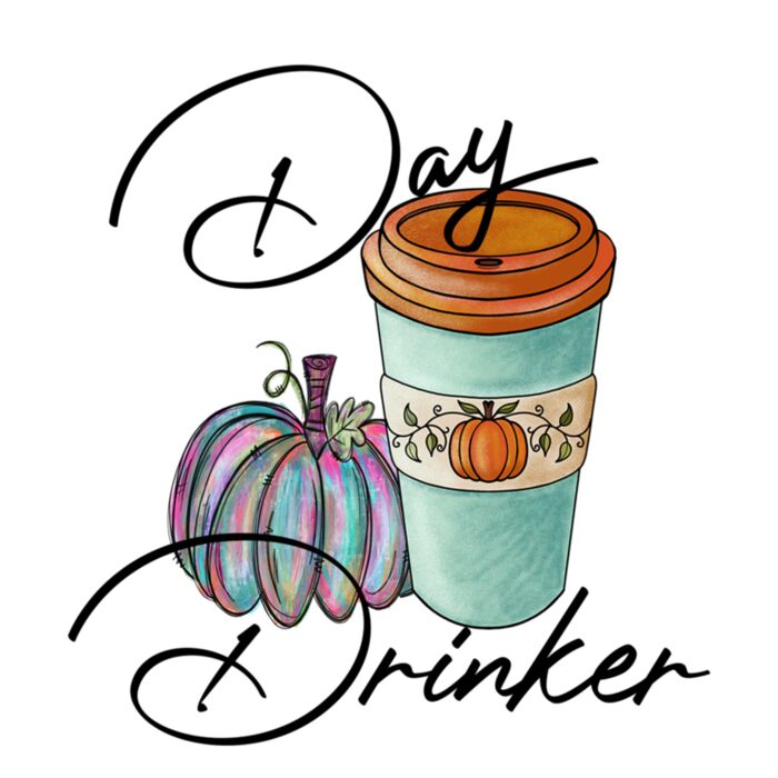 Pumpkin Spice Day Drinker Fleece Hoodie Thumbnail