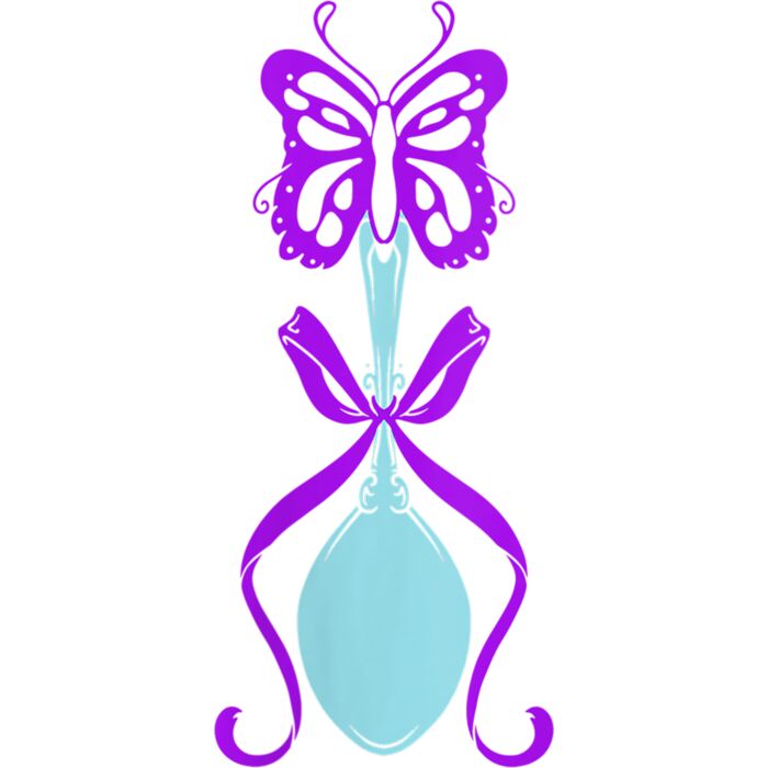 Womens Fibromyalgia Awareness  Fibro Warrior Survivor Ribbon V Neck T Shirt Thumbnail