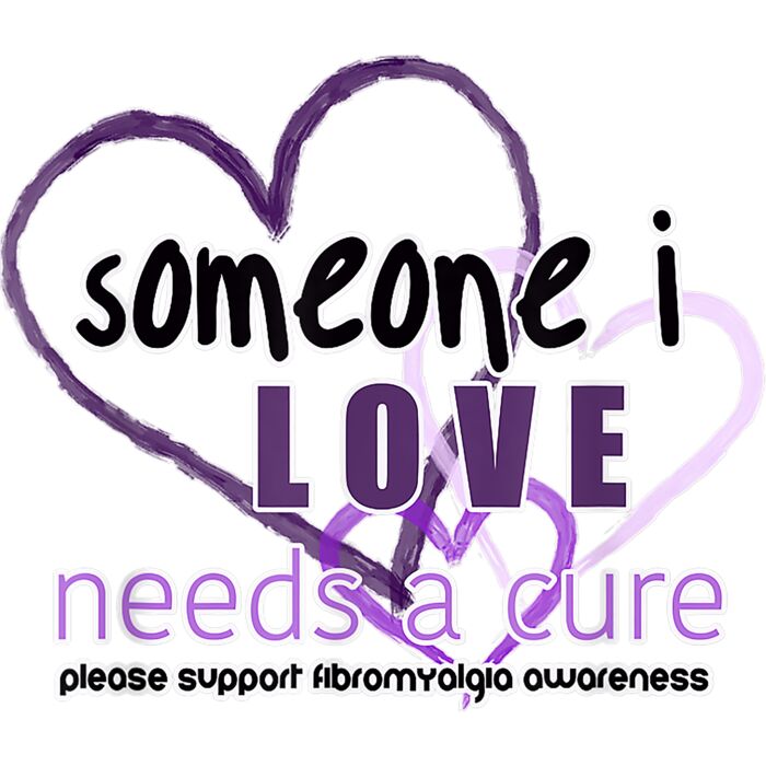 Someone I Love Needs A Cure   Support Fibromyalgia Awareness T Shirt Thumbnail