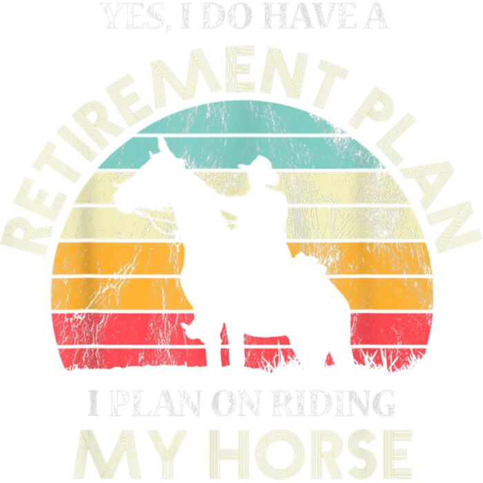 Retirement Plan Riding Horses Horse Lover Funny Gift Vintage T Shirt Thumbnail