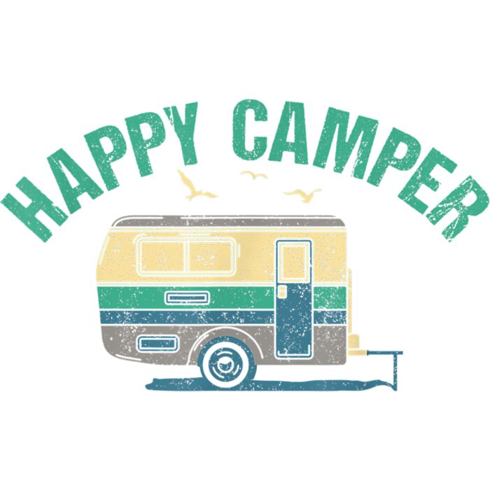 Happy Camper Perfect Family Gift Camping T Shirt Thumbnail