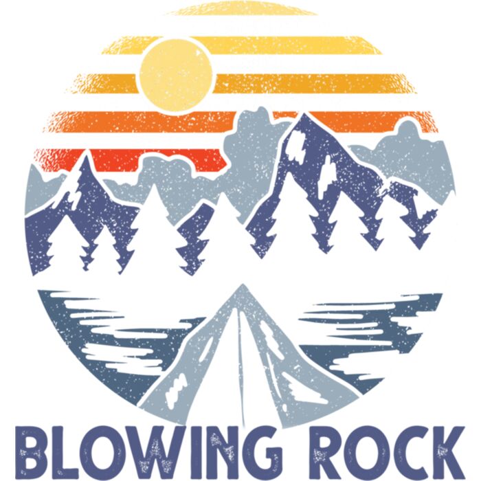 Blowing Rock North Carolina Blue Ridge Mountains Camping Long Sleeve T Shirt Thumbnail