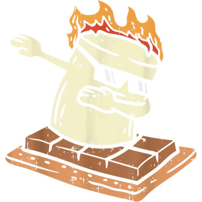 Dabbing Smore Marshmallow Cute Dab Dance Camping Camper Gift T Shirt Thumbnail