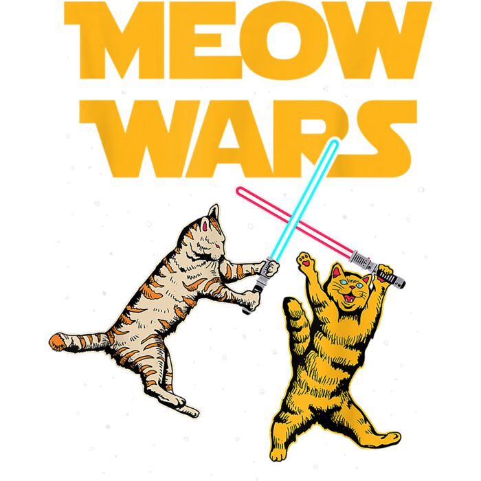 Meow Wars   Funny Cat Lover Gift T Shirt Thumbnail