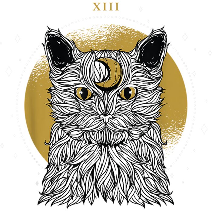 Moon Universe Cosmic Cat Lover Kitten T Shirt Thumbnail