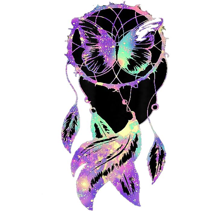 Butterfly Dreacatcher T Shirt Thumbnail