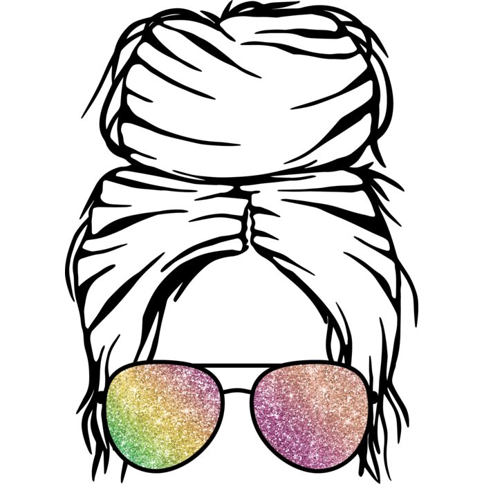 CF   Messy bun Holographic  5  Thumbnail