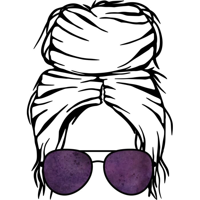 CF   Messy bun Watercolor  5  Thumbnail