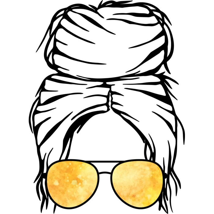 CF   Messy bun Watercolor  2  Thumbnail