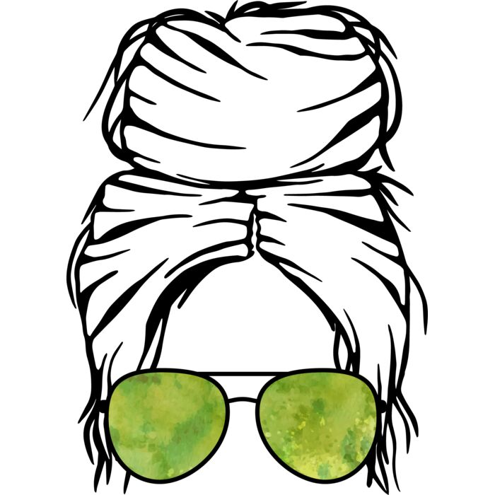 CF   Messy bun Watercolor  4  Thumbnail