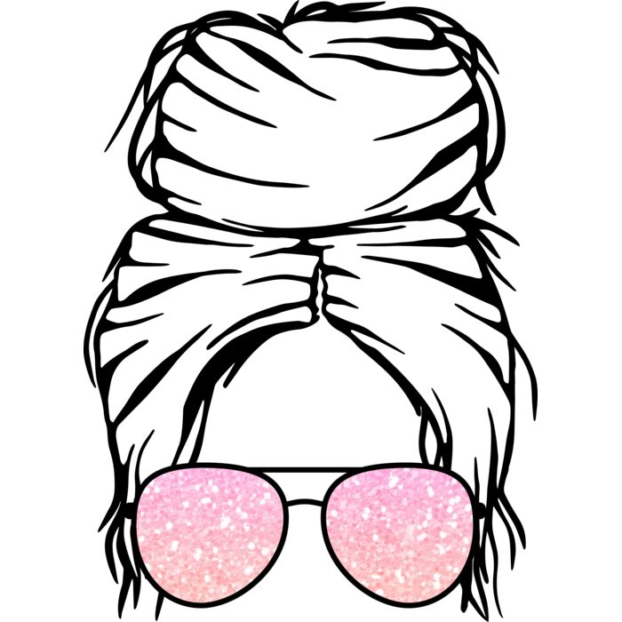 CF   Messy bun Pastel Glitter  4  Thumbnail