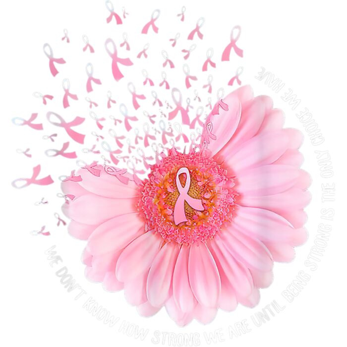 Sunflower Pink Breast Cancer Awareness Women Warrior Gift T Shirt Thumbnail