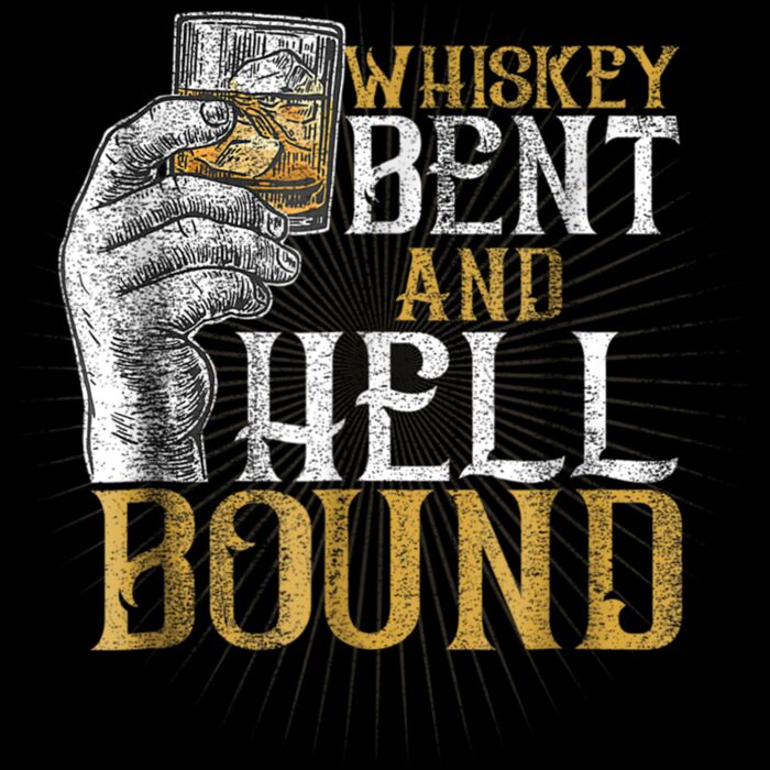 Whiskey Spirit Animal T Shirt Whiskey Bent and Hellbound Thumbnail