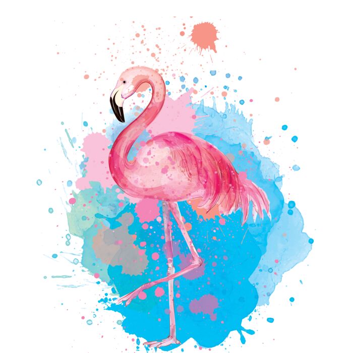 watercolor flamingo Thumbnail