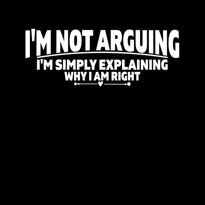 i m not arguing black Thumbnail
