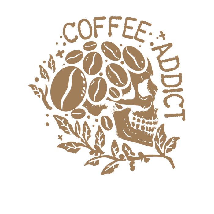 COFFEE ADDICT SKULL Thumbnail