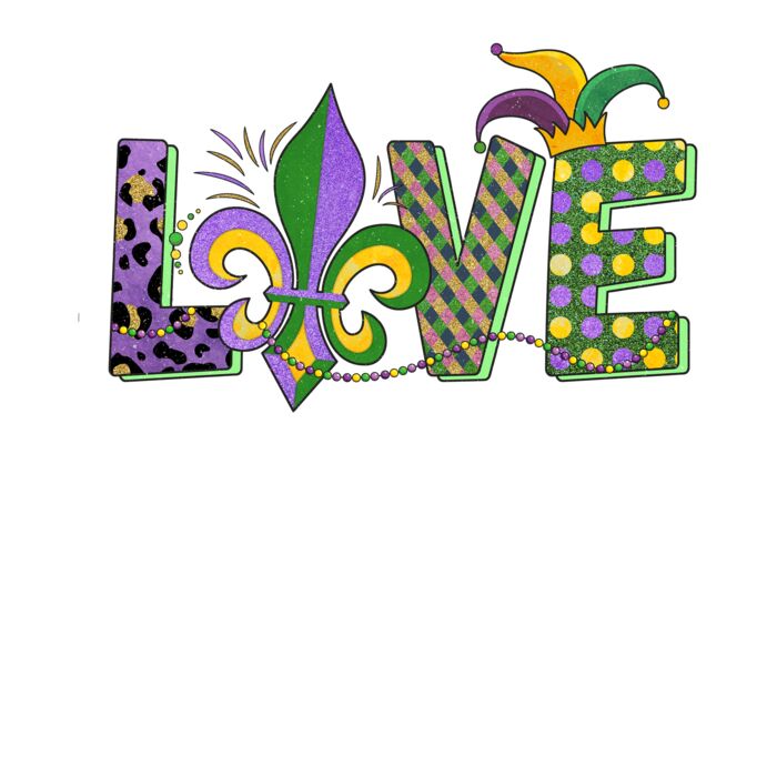 MARDI GRAS LOVE   HAT Thumbnail