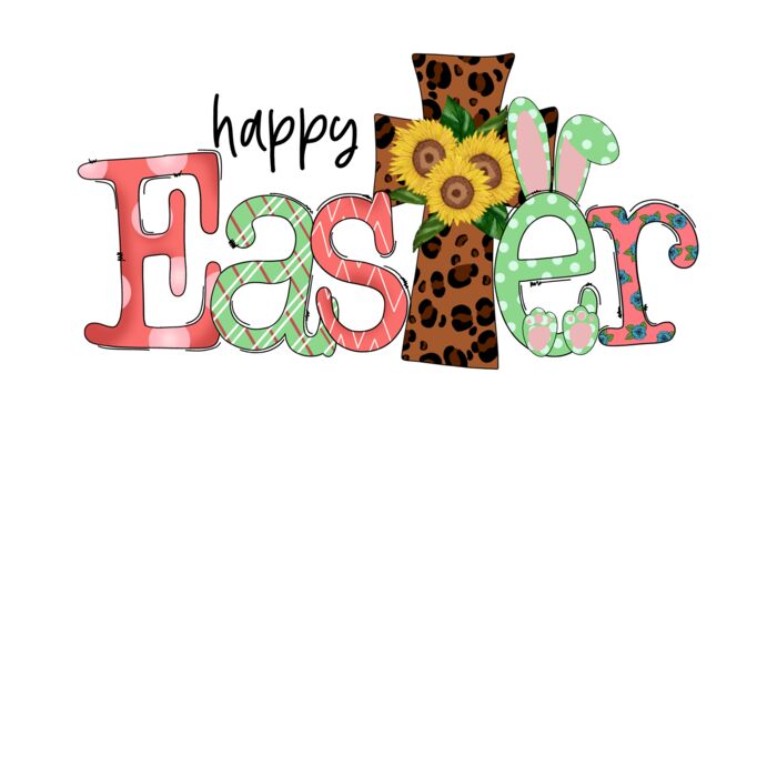 HAPPY EASTER   LEOPARD CROSS Thumbnail