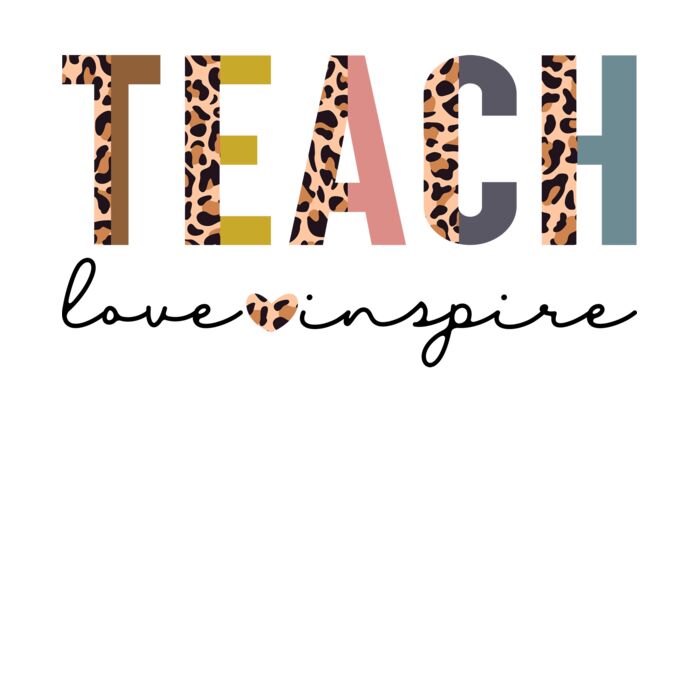 TEACH LOVE INSPIRE  LEOPARD Thumbnail