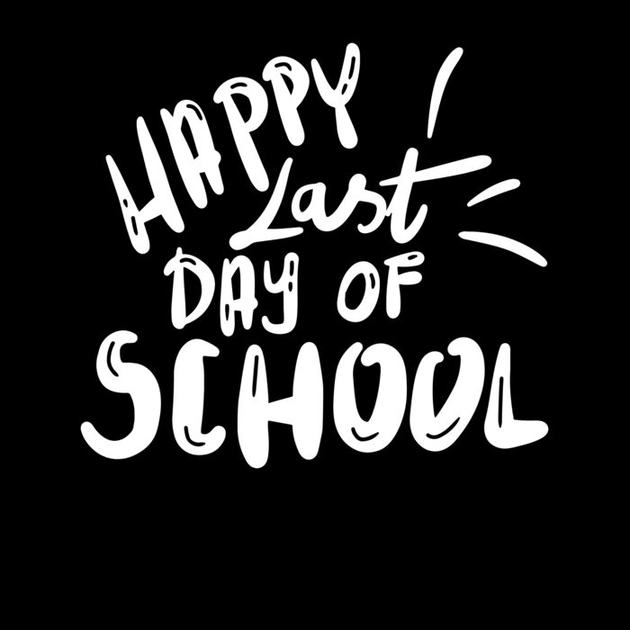HAPPY LAST DAY OF SCHOOL   BUBBLE LETTERS Thumbnail