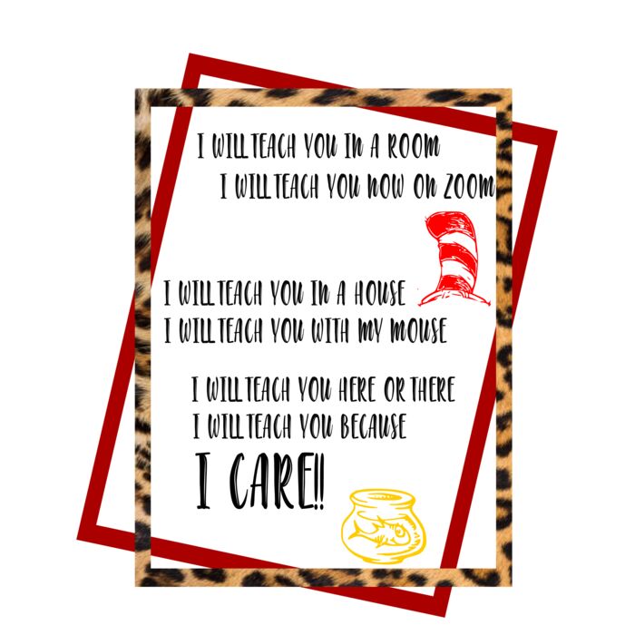 I WILL TEACH YOU BECAUSE I CARE Thumbnail