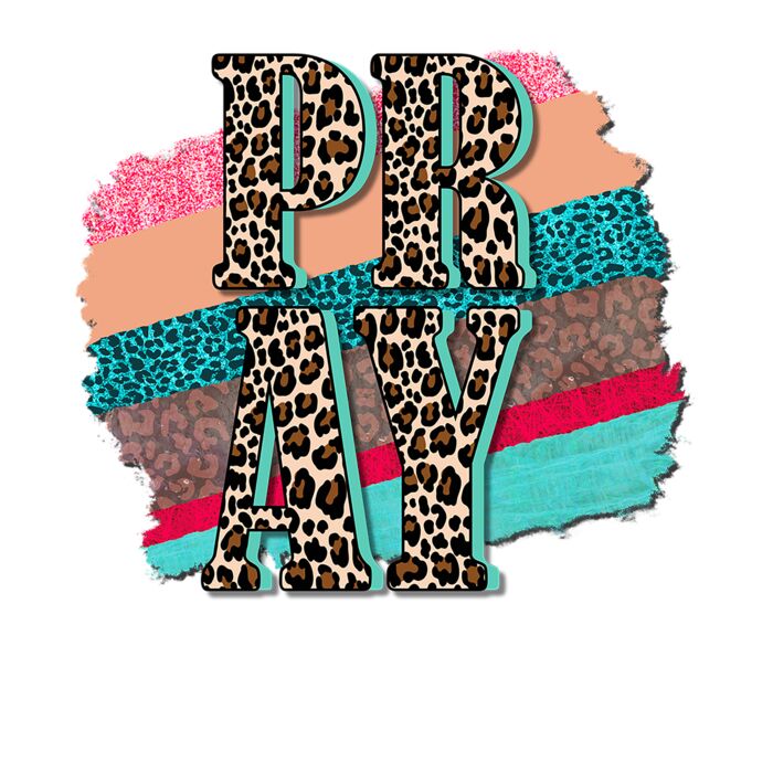 Leopard Pray colorful Thumbnail