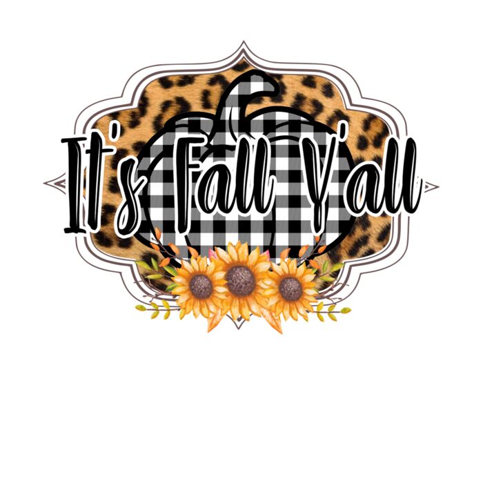 Leopard Plaid Sunflower Its Fall Yall Thumbnail