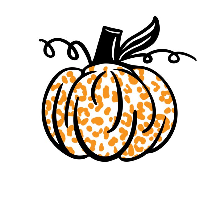 Leopard Pumpkin Orange Thumbnail